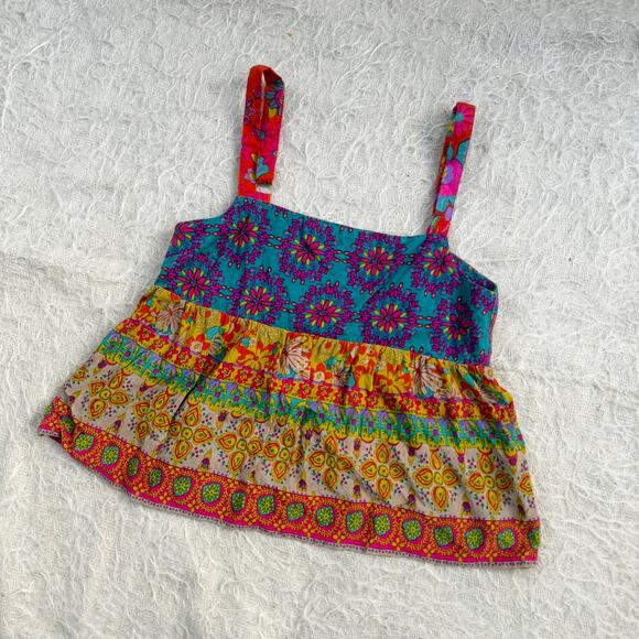 NATURAL LIFE Tops - Natural Life Boho Patchwork Tank Top – XS